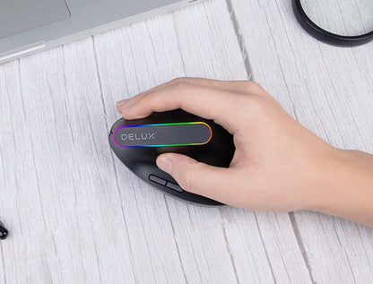 DELUX Ergonomic Wireless Mouse