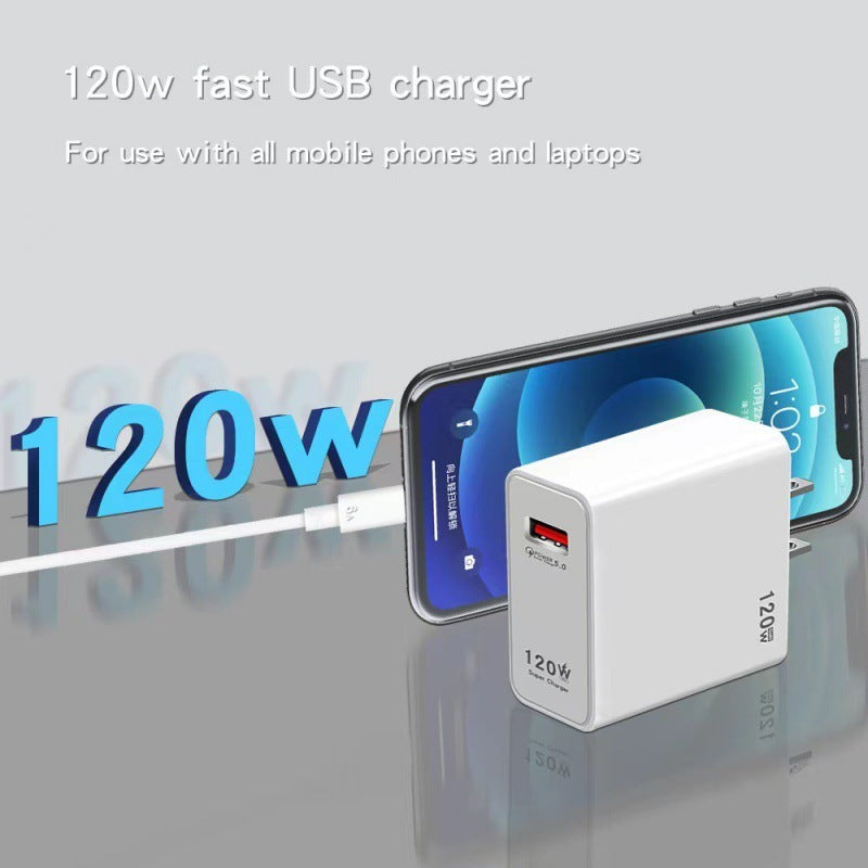 120W Super Fast Charger USB to Type C