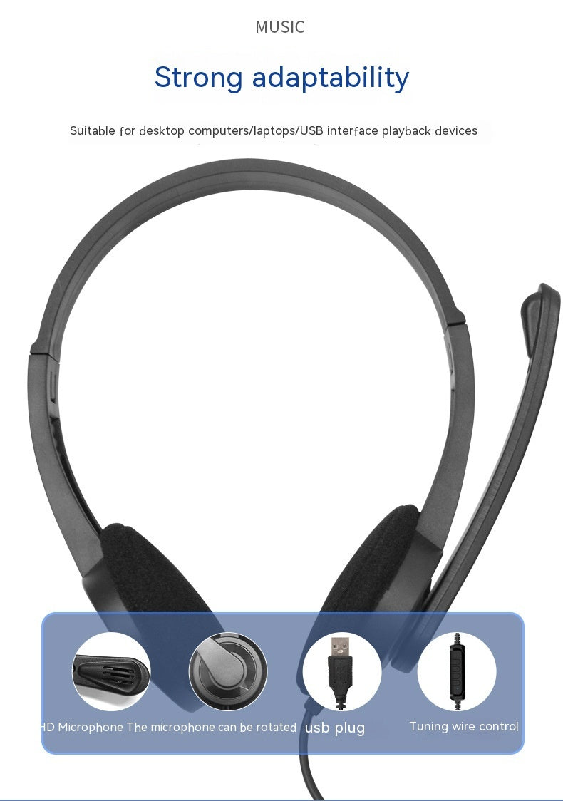 USB wired Headphone