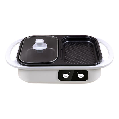 2-in-1 Electric Non-stick Grill and Hotpot