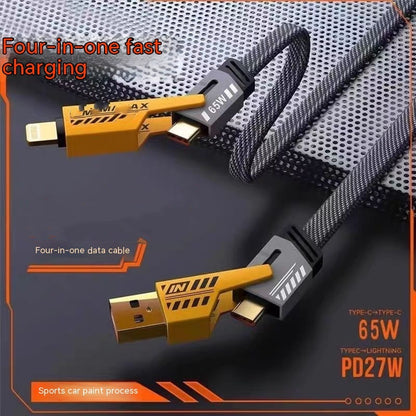 4-in-1 Super Fast Charger Data Cable