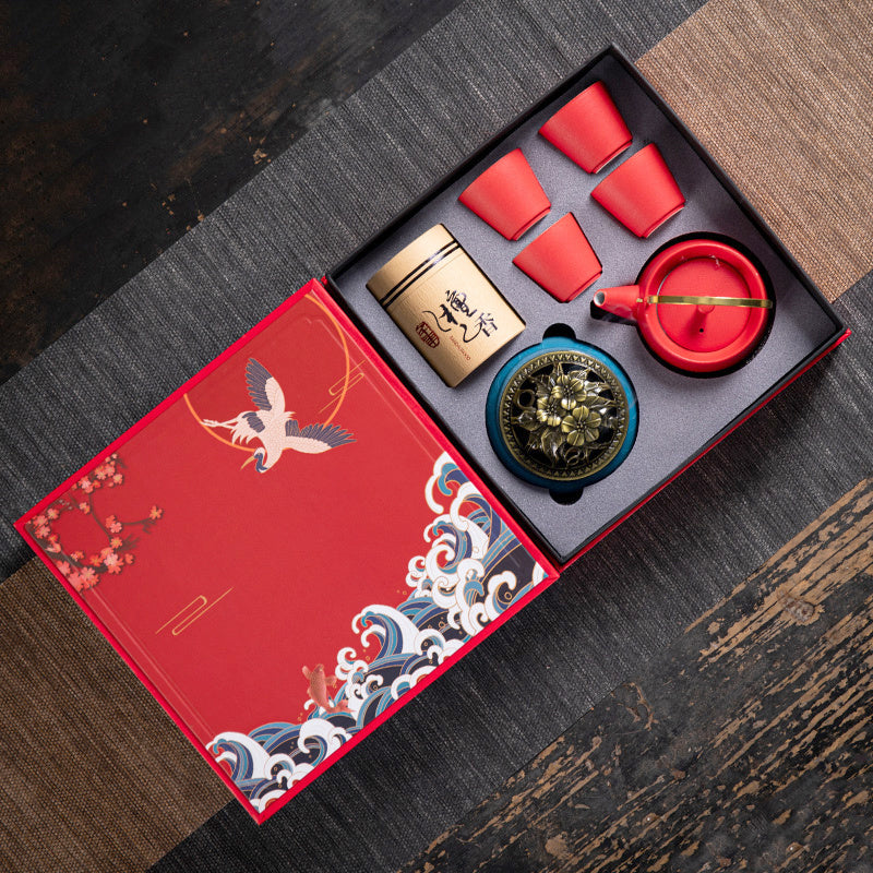 Ceramic Kung Fu Tea Set Gift Box