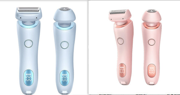 2 In 1 Women's Painless Electric Shavers Set With Carrying Case