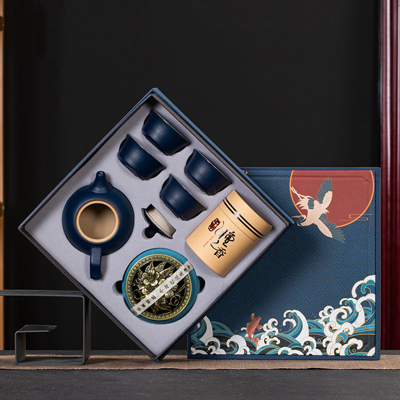 Ceramic Kung Fu Tea Set Gift Box