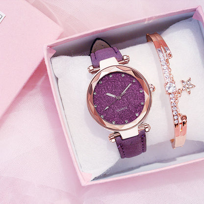 Ladies Bracelet Watch Gift Box Set