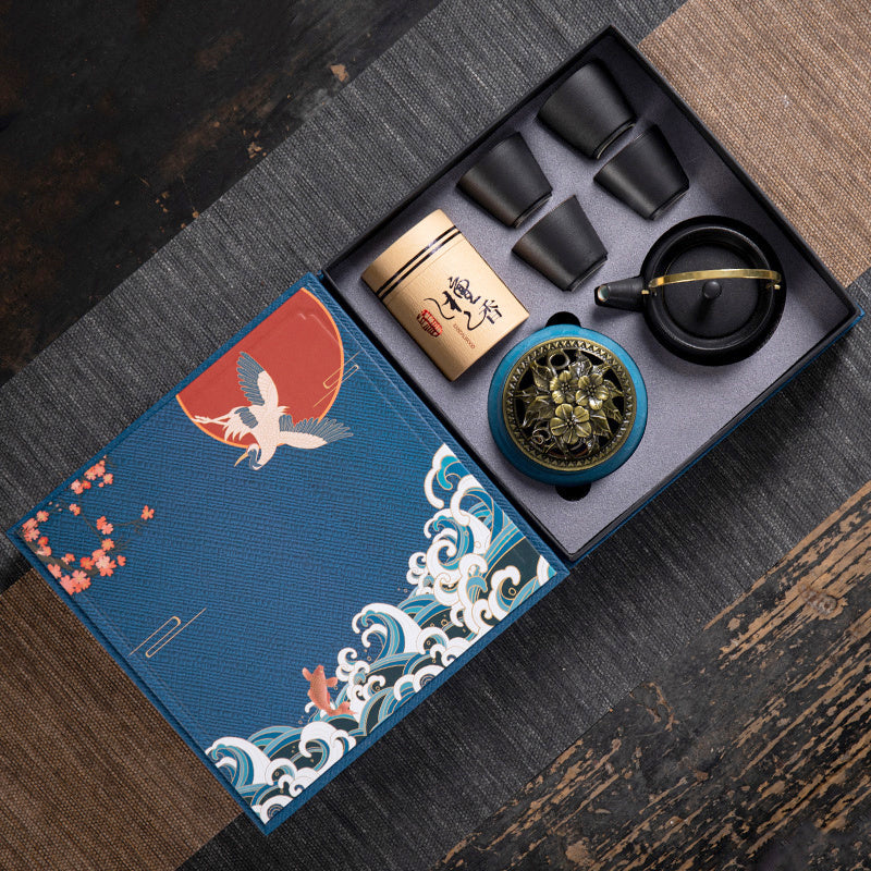 Ceramic Kung Fu Tea Set Gift Box