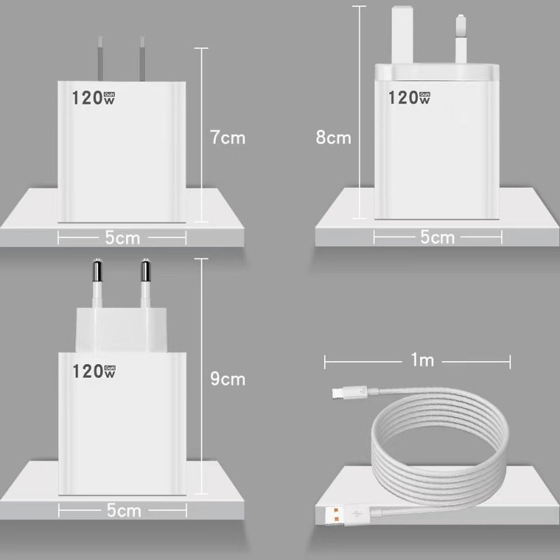 120W Super Fast Charger USB to Type C