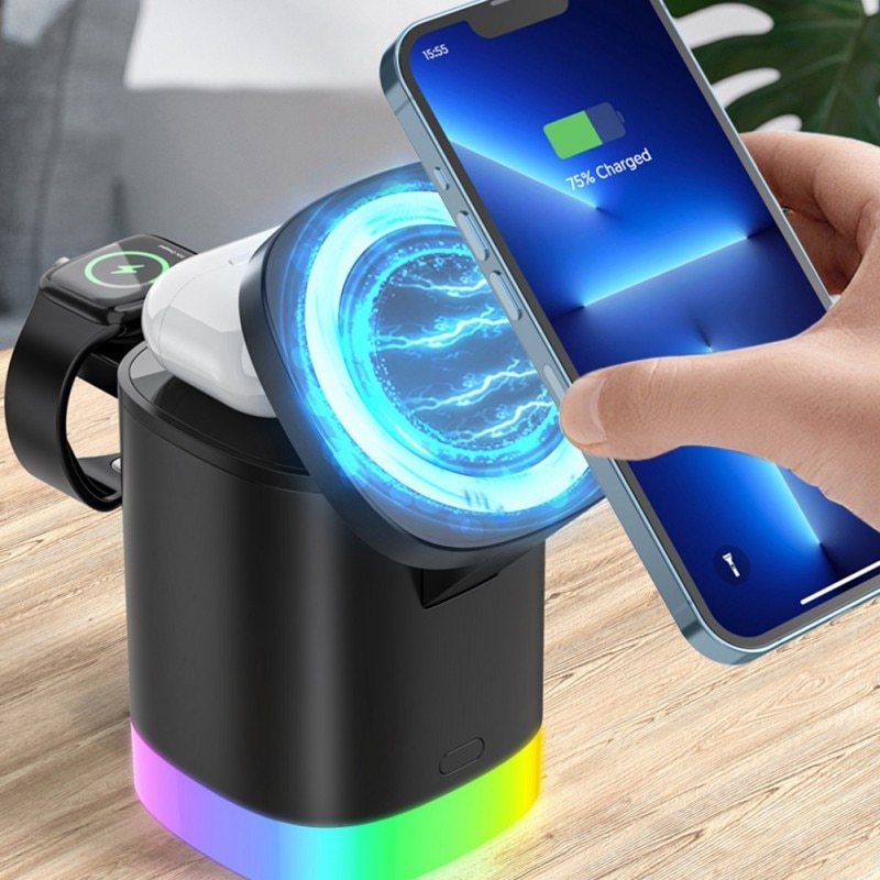 3 In 1 Magnetic Wireless Fast Charger