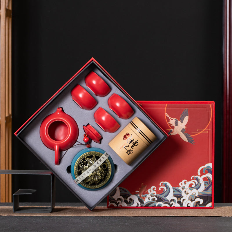 Ceramic Kung Fu Tea Set Gift Box