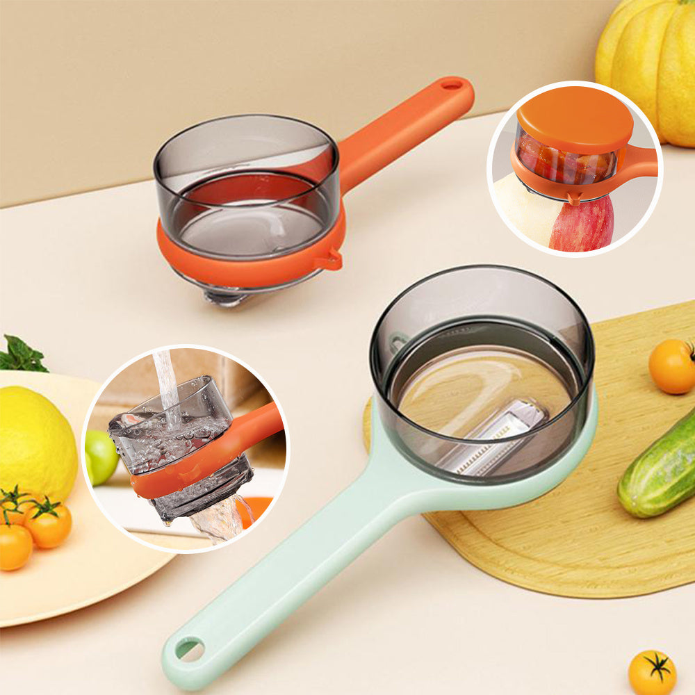 Kitchen Multi-Functional Peeler With Storage