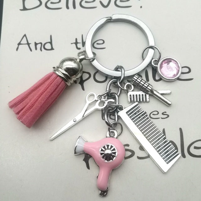 Scissors Tassel Gift Keychain Pendant