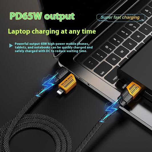 4-in-1 Fast Charge Braided Data Cable