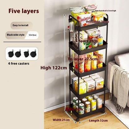 Movable Multi-layer Storage Rack