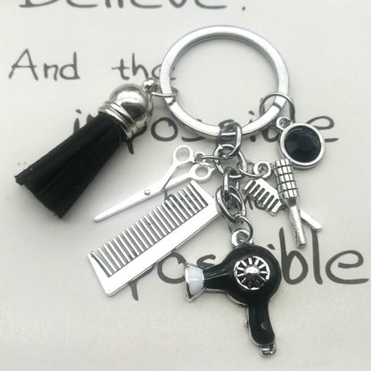 Scissors Tassel Gift Keychain Pendant