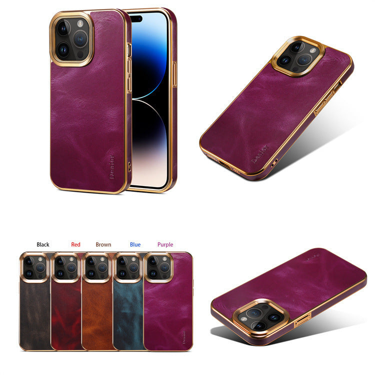 Leather iPhone Protective Case