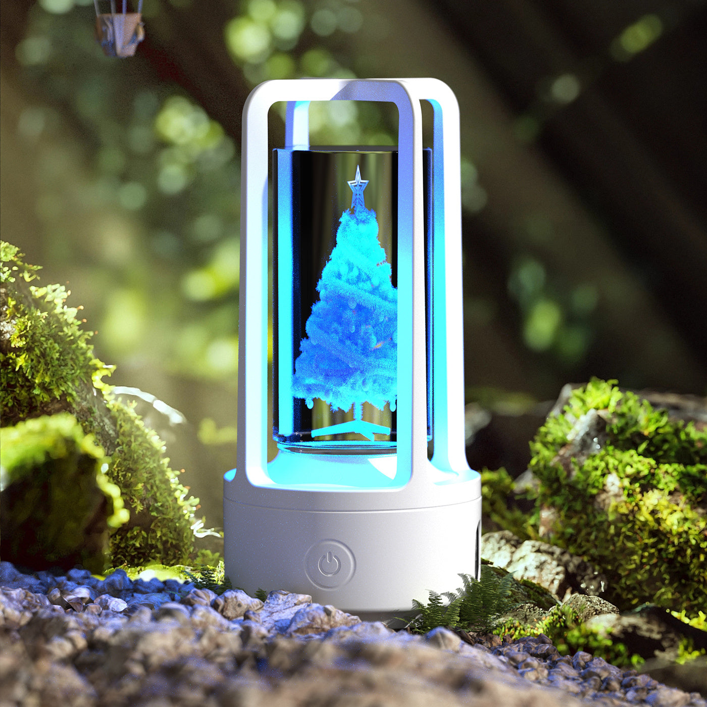 2-in-1 Acrylic Crystal Lamp | Bluetooth Speaker | Night Lamp