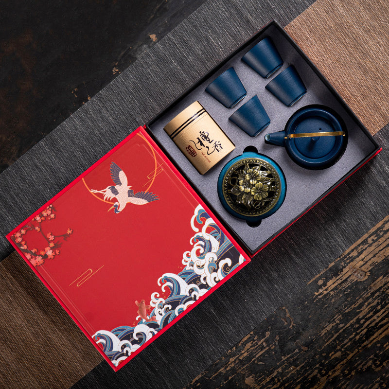 Ceramic Kung Fu Tea Set Gift Box