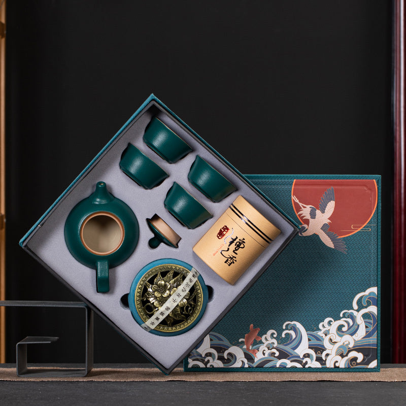 Ceramic Kung Fu Tea Set Gift Box