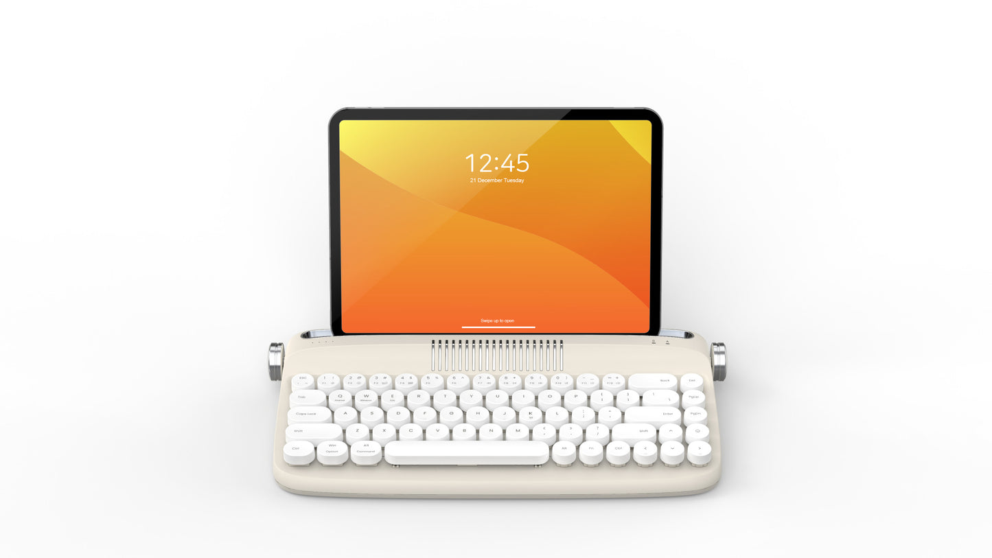 Yunzii B307 Rechargeable Retro Bluetooth Wireless Keyboard