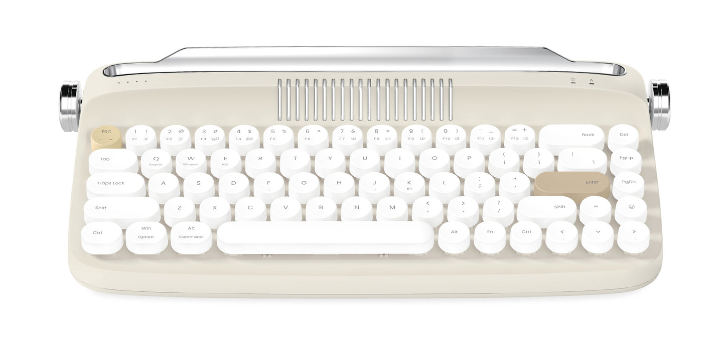 Yunzii B307 Rechargeable Retro Bluetooth Wireless Keyboard