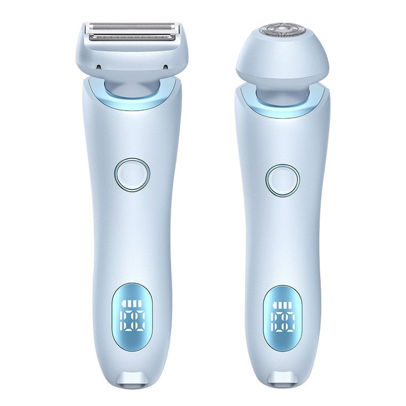 2 In 1 Women's Painless Electric Shavers Set With Carrying Case