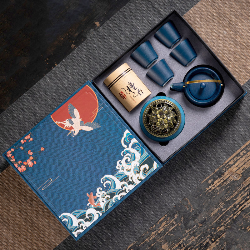 Ceramic Kung Fu Tea Set Gift Box