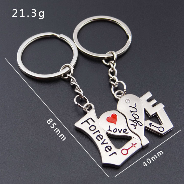 Metal Keychain Valentine's Day Gift