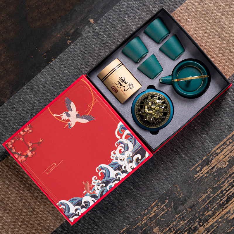 Ceramic Kung Fu Tea Set Gift Box