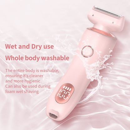 2 In 1 Women's Painless Electric Shavers Set With Carrying Case