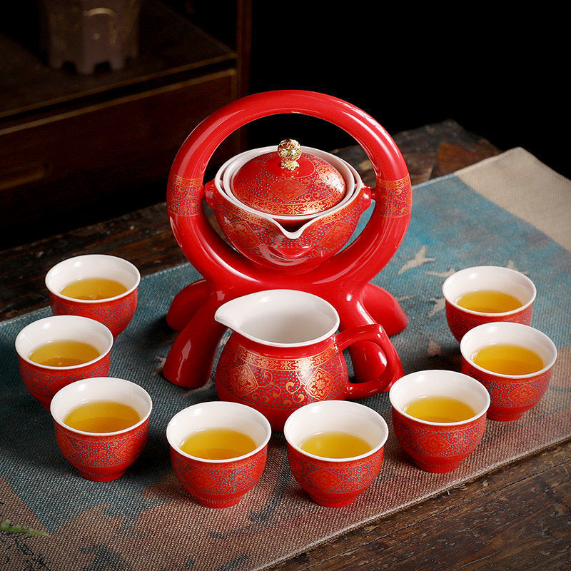 Traditional Craftsmanship Ceramic Tea Set