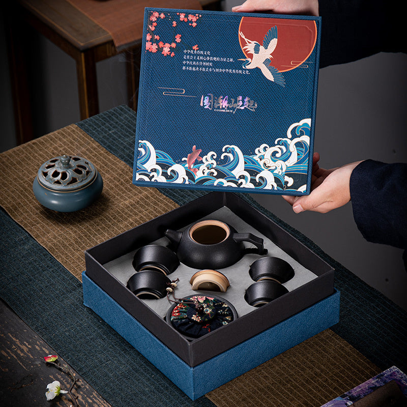 Ceramic Kung Fu Tea Set Gift Box