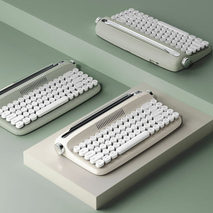 Yunzii B307 Rechargeable Retro Bluetooth Wireless Keyboard