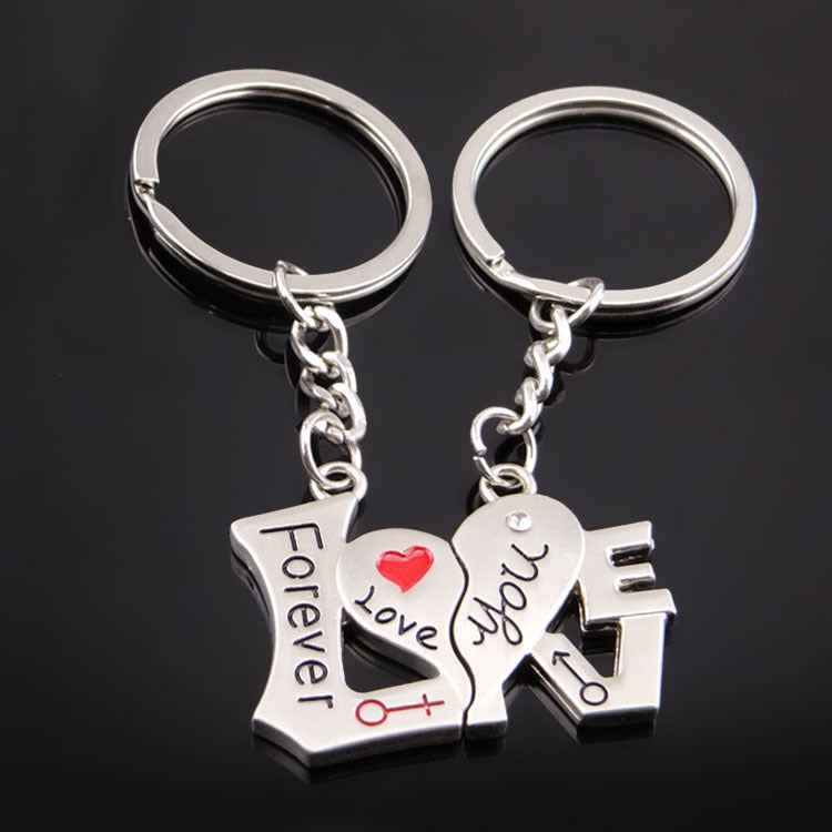 Metal Keychain Valentine's Day Gift