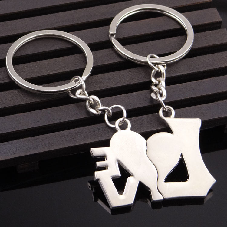 Metal Keychain Valentine's Day Gift